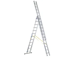 multifunctionele telescoopladder,3x12,sporten,balk L 3,54-8,3m - 1