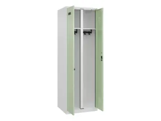 locker voor scheiding van kleding,HxBxD 1850x600x500mm,2vak - 1