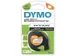 Labeltape Dymo Letratag 18769 strijkbaar 12mm Zwart Op Wit S0718850