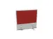 panneau de rehausse,p. table de bureau,MP-gris clair,BN4011-rouge
