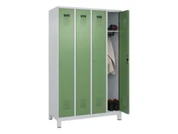 locker,HxBxD 1950x1200x500mm,4vak,vak B 300mm,cil.-slot,voeten