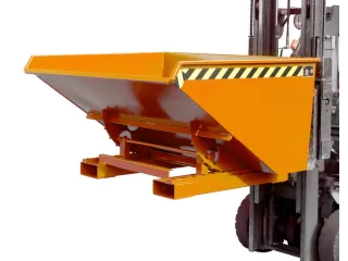 Kiepbak 835x1570x1260mm 0.90m³ Afrolmechaniek Gelakt Ral2000 - 1