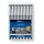 Fineliner Staedtler Pigment 308 zwart 8 stuks assorti lijnbreedtes