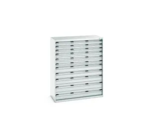 ladekast HxBxD 1600x1300x650mm 11laden RAL7035 front RAL7035 - 8