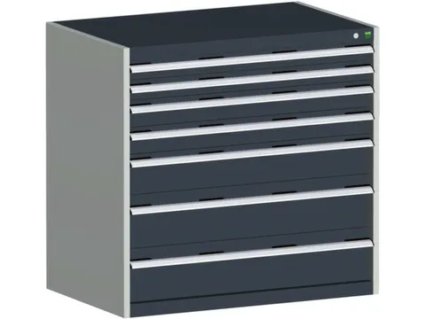 ladekast,HxBxD 1000x1050x750mm,7lade(n),lade voor zware lasten