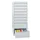 ladekast HxBxD 1000x500x600mm 8laden slot RAL7035 front RAL5012