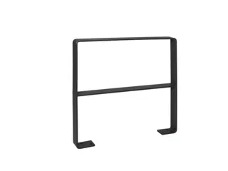 fietsbeugel,L 800mm,staal therm. verzinkt/met coating,DB703antraciet - 2