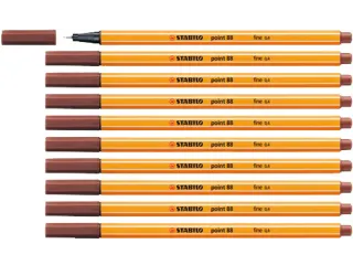 Fineliner STABILO point 88/75 fijn sienna - 4
