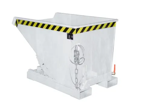 Kiepbak voor spaanders,HxLxB 835x1260x770mm,0,3m³,draagverm. 750kg