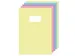 Schrift Kangaro A4 lijn pastel assorti kleuren pak a 5 stuks
