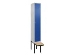 locker voor scheiding van kleding,HxBxD 2120x300x815mm,1vak