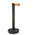 Afzetsysteem Paal Pvc HxØ 970x90mm Band Oranje Paal Zwart
