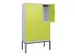 dubbeldekse locker,HxBxD 2120x1200x500mm,3x2vak.,vak B 400mm,cil.-slot