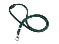 Textielkoord Gerecycled PET Met Karabijnhaak Groen 10 Stuks