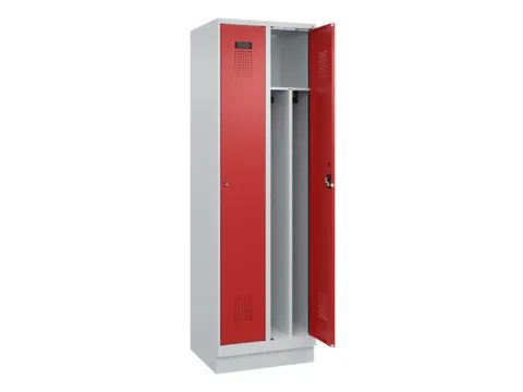 locker voor scheiding van kleding,HxBxD 1950x600x500mm,2vak
