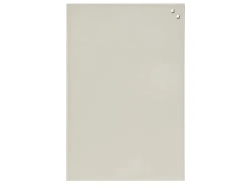Glasmagneetbord Naga 40 x 60 cm Warm Grijs