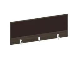 baliepaneel bureau aanbouw achter NV bruin hickory BN2036-bruin 1200mm