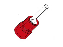 Rode Kabeleindstift