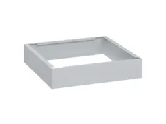 sokkel,HxBxD 100x500x500mm,staal,RAL7035,meerprijs