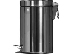 RVS pedaalemmer,3l,HxØ 270x167mm,binnenbak kunststof,romp gepolijst