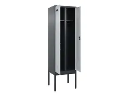 locker voor scheiding van kleding,HxBxD 2120x600x500mm,2vak