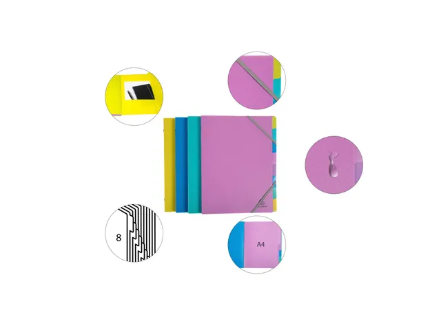 Sorteermap PP Forever Young 8 vak