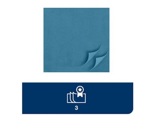 Tork 477914 Soft Dinnerservet Advanced Blauwgroen 39x39cm