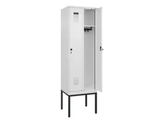 locker,HxBxD 2120x600x500mm,2vak,vak B 300mm,draaigrendel - 1