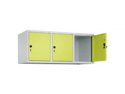 opzetkast,v. locker,3vak.,vak B 400mm,HxBxD 500x1200x500mm