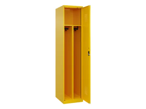 locker voor scheiding van kleding,HxBxD 1850x400x500mm,1vak