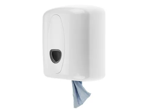 Poetsroldispenser Centerfeed Midi Kunststof Wit