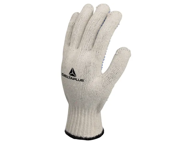 Delta Plus TP169 mechanische handschoenen, wit/blauw, maat 9, 12 paar