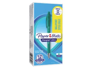 Balpen Paper Mate Flexgrip Ultra medium groen - 5