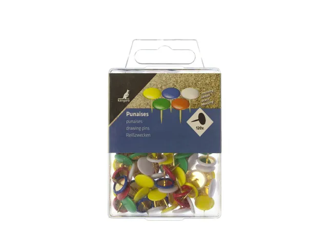 Punaises Kangaro met assorti kleuren kap, messing, 120 stuks in kunsts