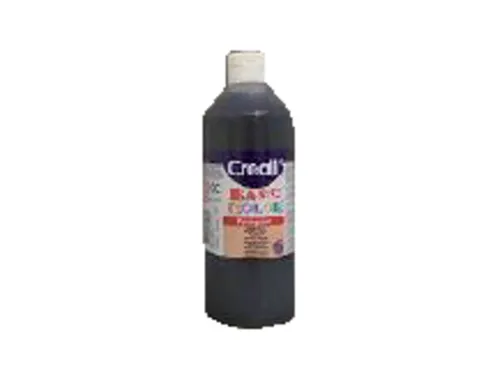 Plakkaatverf Creall basic zwart 500ml