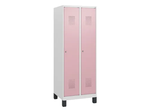 schoollocker,HxBxD 1630x600x500mm,2vak,vak B 300mm,cil.-slot,voeten