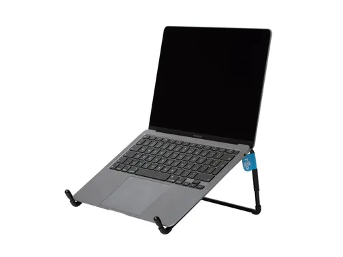 Laptopstandaard R-Go Steel Travel voor 10-22 inch Zwart
