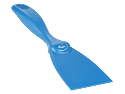 Vikan 40623 Hygiene Handschraper Recht 75mm Blauw