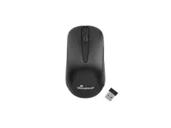 MROS209 Optische muis 3 knoppen draadloos Zwart