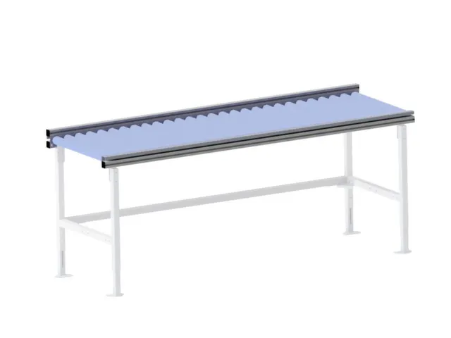 zijgeleiding,v. paktafel,HxBxD 40x1725x40mm,v. B 1730mm,RAL9006