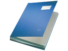 Vloeiboek Leitz 5700 blauw 20 vakken