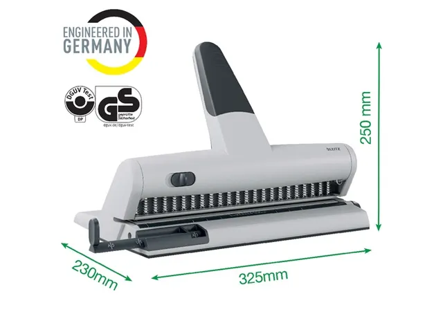 Perforator Leitz 5115 heavy duty 23-gaats 15vel zilver