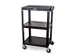 bijzetwagen,HxLxB 610-1060x610x460mm,zwart,3niveau(s)