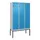 Z-garderobekast,HxBxD 2120x1200x500mm,vak B 200/400mm,draaigrendel