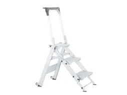 verrijdbare veiligheidstrap,eenzijdig,3treden,Stand H 0,66m