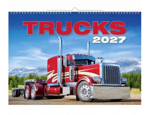 Kalender 2027 Helma 365 31.5x45cm vrachtwagen