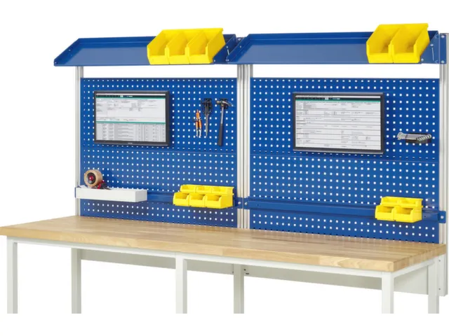 opbouwelement,v. werkbank,HxBxD 1130x2500x350mm,draagverm. 100kg,staal