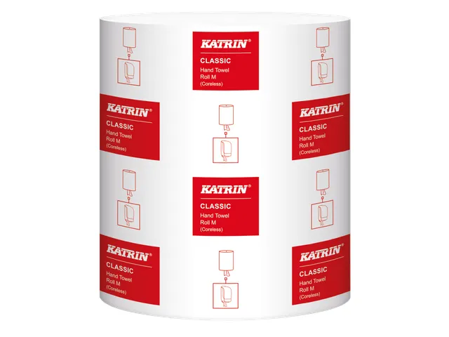 Katrin 448311 Handdoek Classic Coreless M 1-Laags Wit