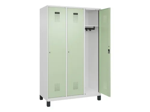 locker,HxBxD 1950x1200x500mm,3vak,vak B 400mm,cil.-slot,voeten