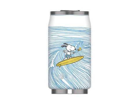 Canette Isotherme Les Artistes Paris boîte 280ml Surfing Snoopy avec